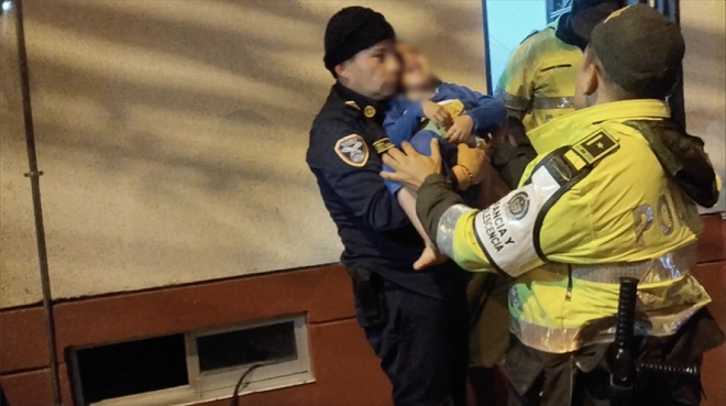 El grupo de protección a la infancia y la adolescencia logró el rescate de un niño de 3 años 