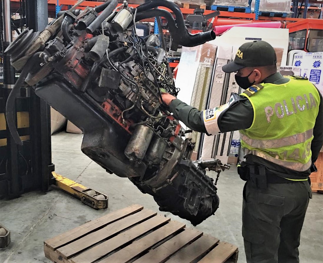 Aprehensión motores DIESEL POLFA