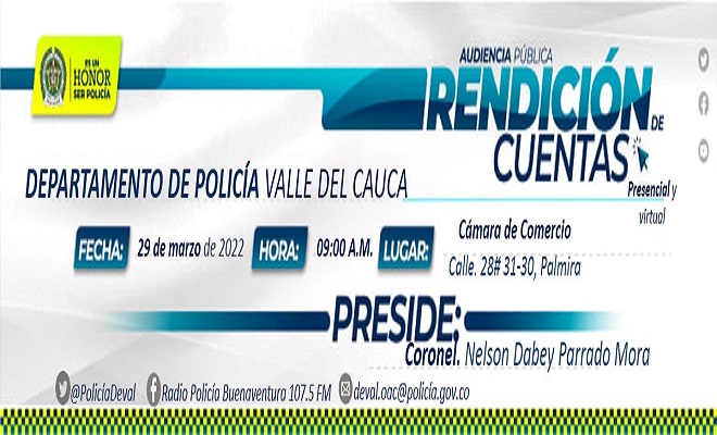Invitación rendición de cuentas 2021