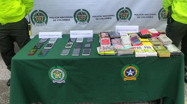 135 celulares han sido incautados en el 2020