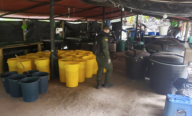 Golpe a red transnacional del tráfico de estupefacientes