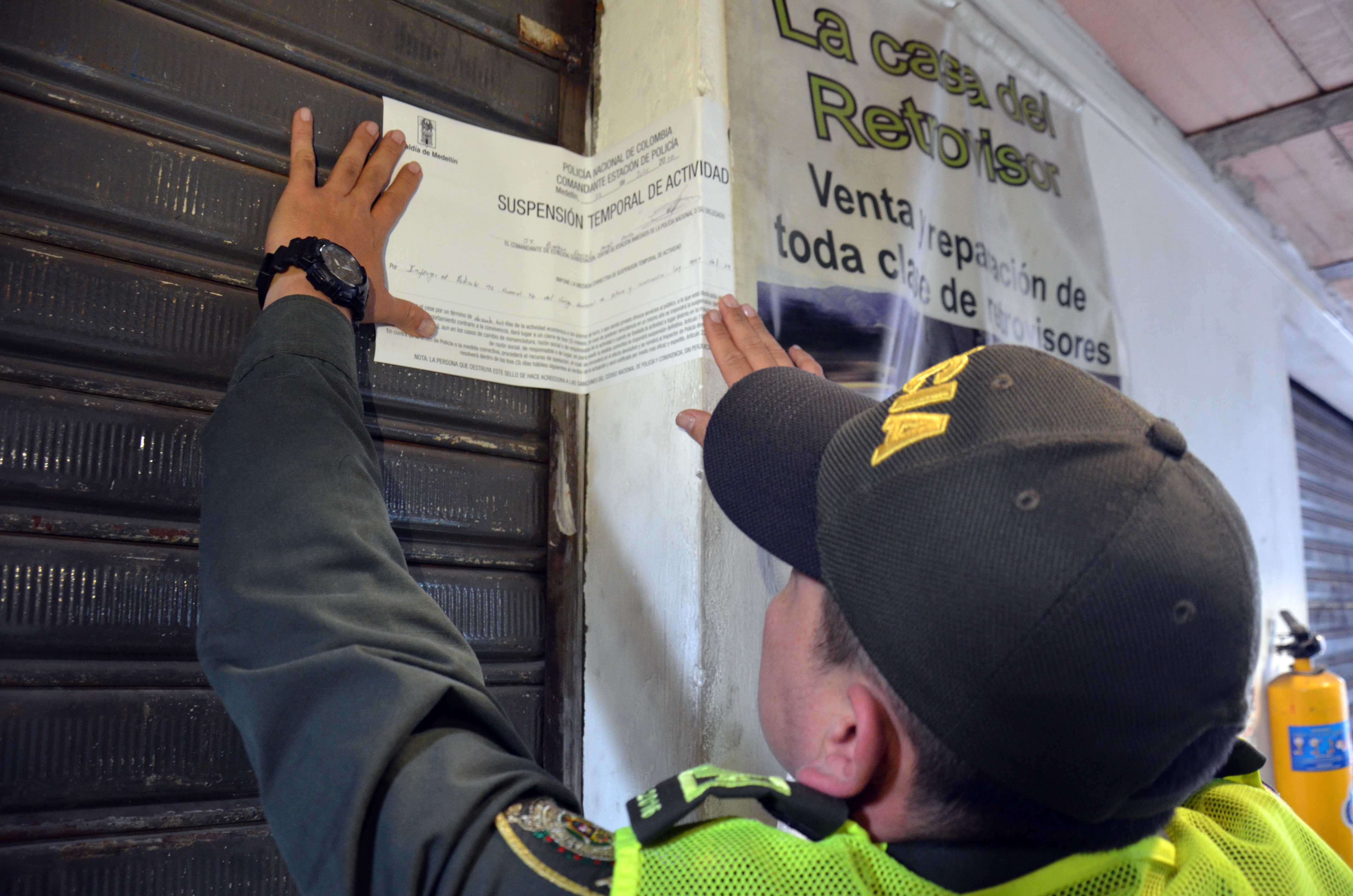 Intervención en el sector La Bayadera de Medellín 