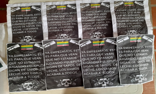 panfletos de papel