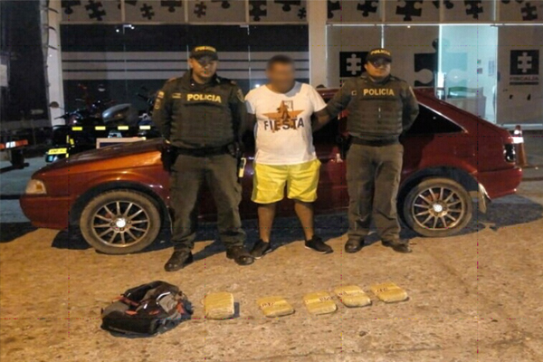 El alucinógeno iba camuflado dentro del baúl de un vehículo y esta avaluado en $8.000.000