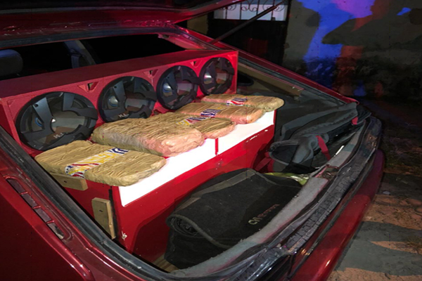 El alucinógeno iba camuflado dentro del baúl de un vehículo y esta avaluado en $8.000.000