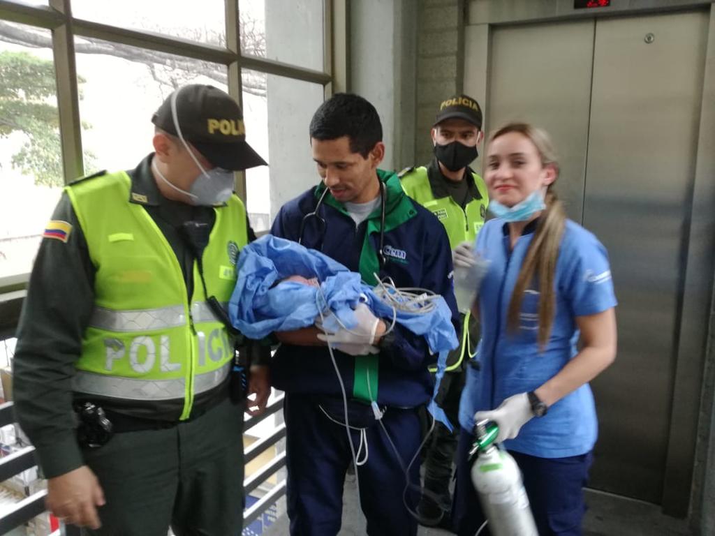 Momento después del parto en el sistema Metro