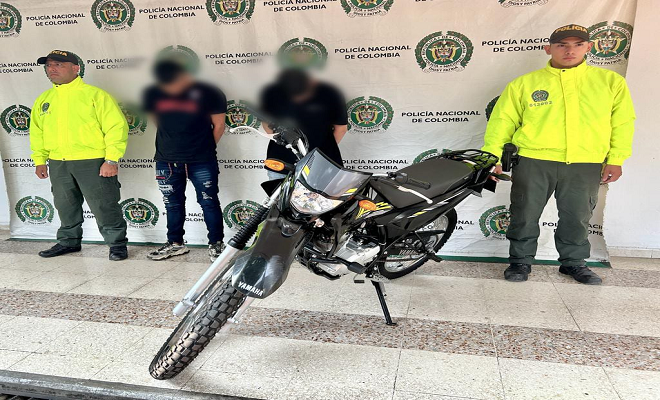 Policía contundente contra el hurto de motocicletas