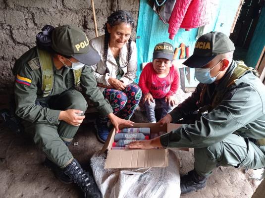 Policía y comunidad trabajan de la mano