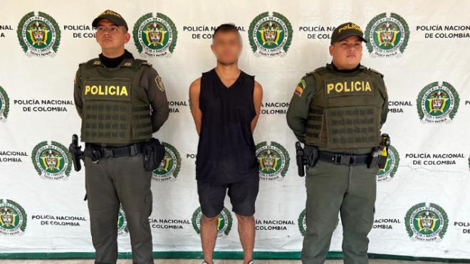 Policía logra la captura de un hombre, que presuntamente había hurtado a una persona