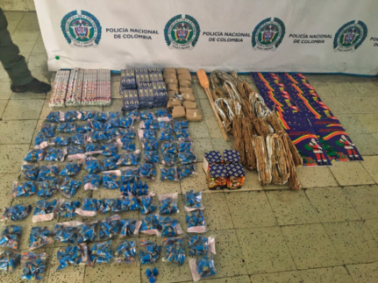 Incautación de pólvora en Manizales por valor de $10.000.000