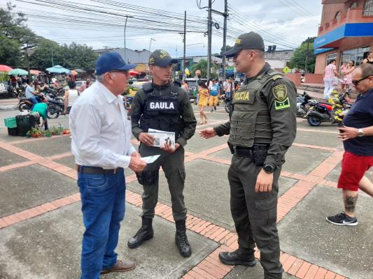 Prevención y GAULA desplegando jornada de participación contra la extorsión