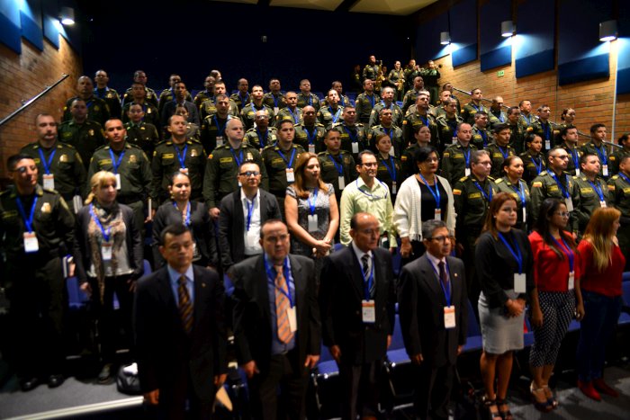 Participantes primer congreso comandantes código nacional de policía