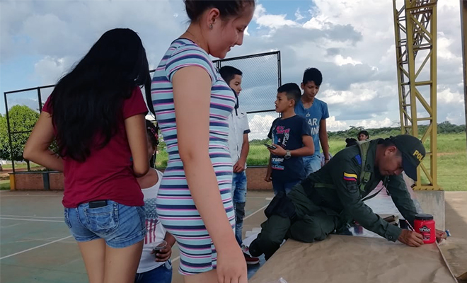 En-el-Meta-con-el-Plan de Choque-El-que-la hace-la paga-Yo-decido-vivir-sin armas