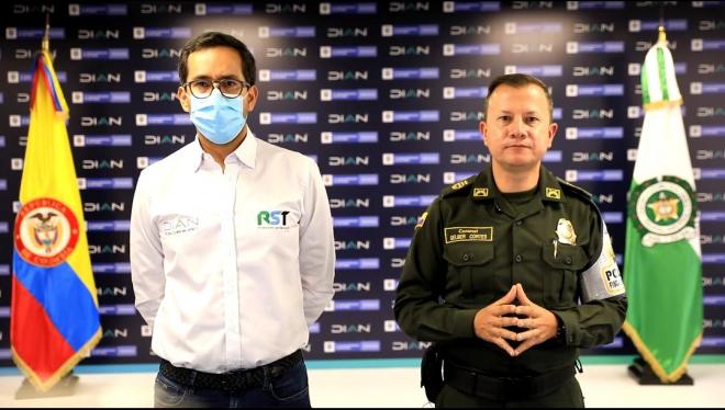 Rueda- de- prensa- captura- Omar- Ambuila- delito contrabando