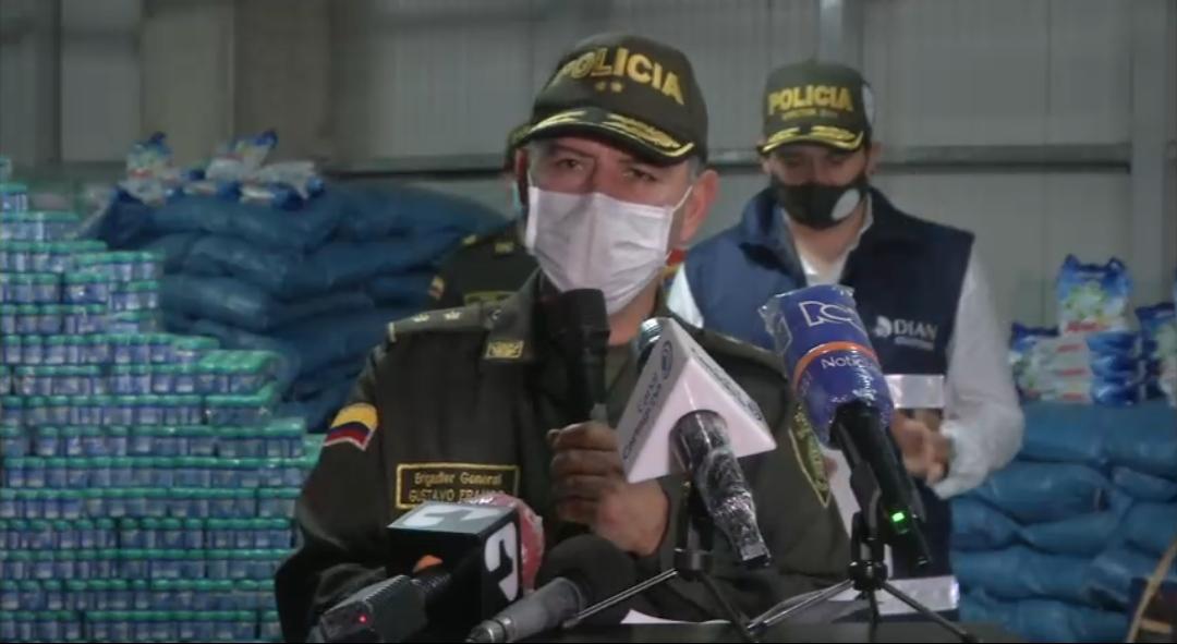 Rueda de prensa Cartagena contrabando