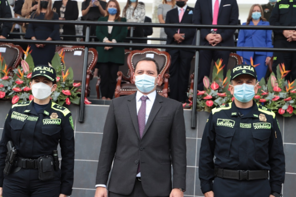 Trasmisión de mando en la Policía metropolitana de Manizales