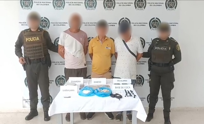 Tres capturas dos allanamiento e incautación de alucinógenos 