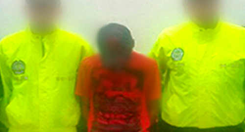 CAPTURADO ALIAS EL INDIO-POLICIA-CABECILLA-eln