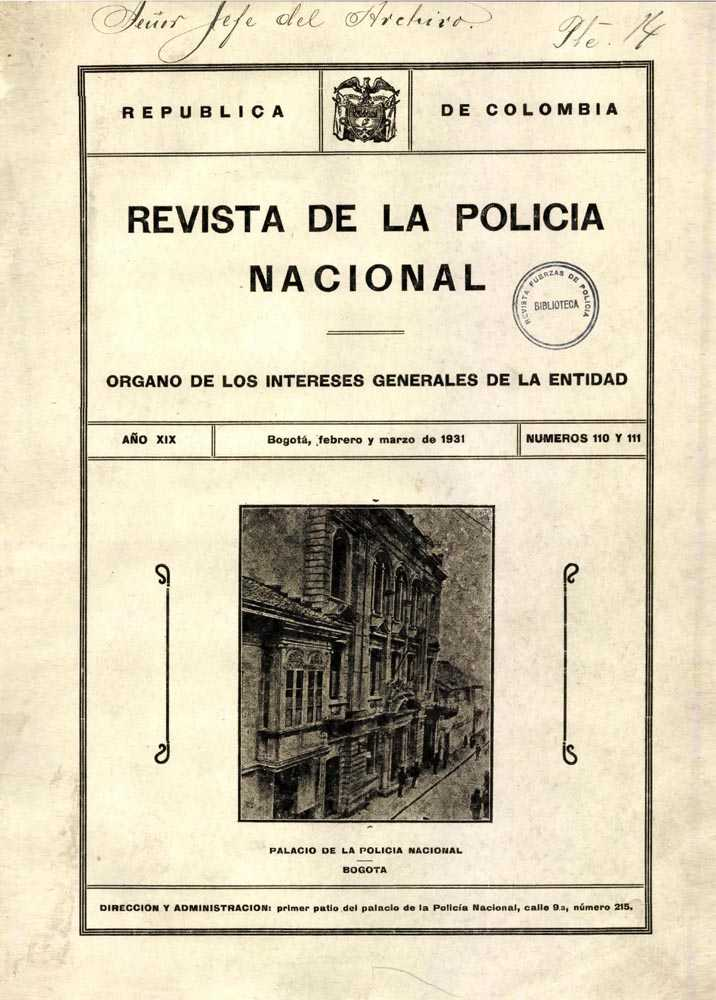 Portada de la Revista de la Polic&iacute;a