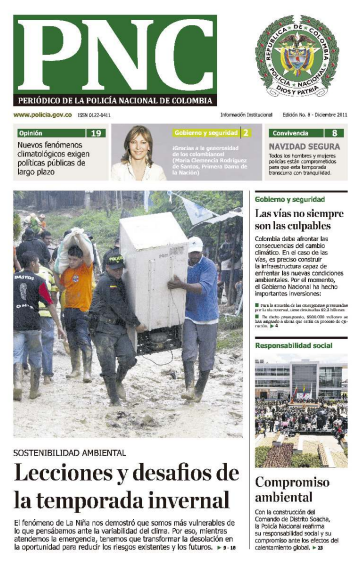 Portada peri&oacute;dico PNC edicion 8