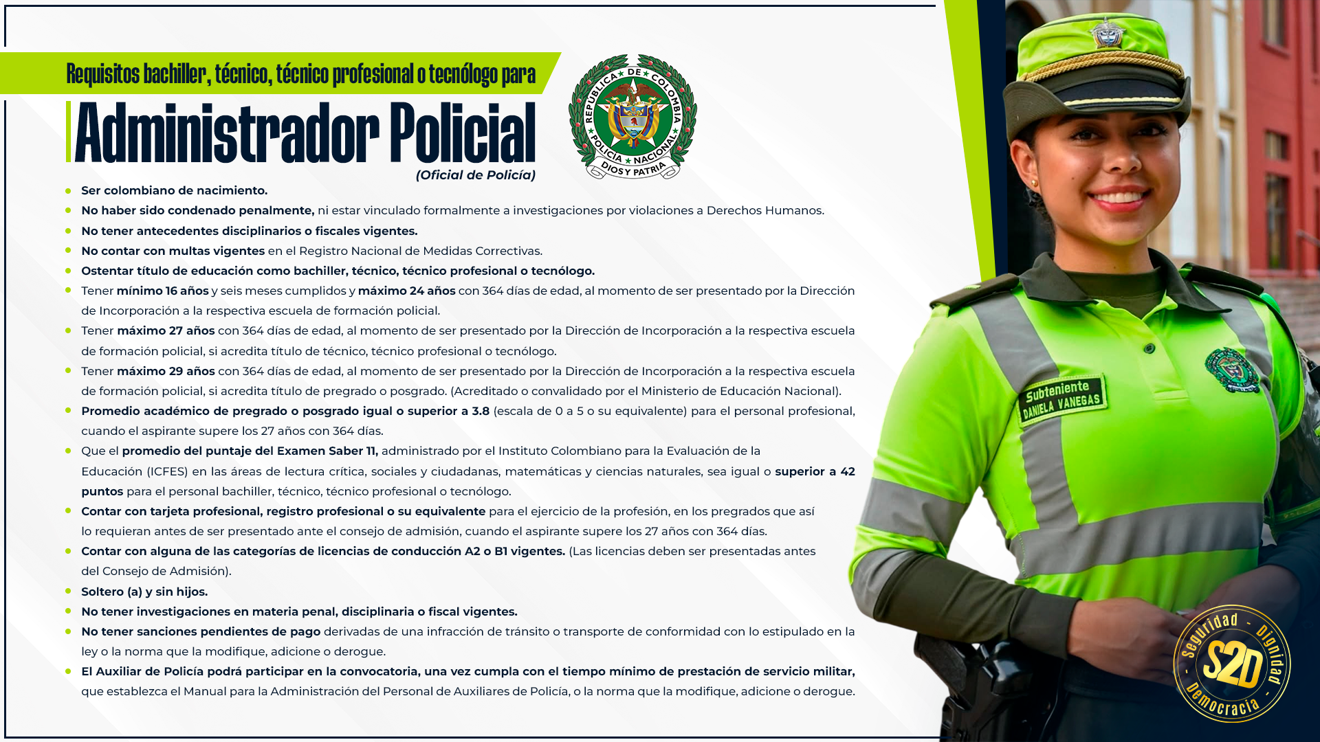 bachiller a administrador