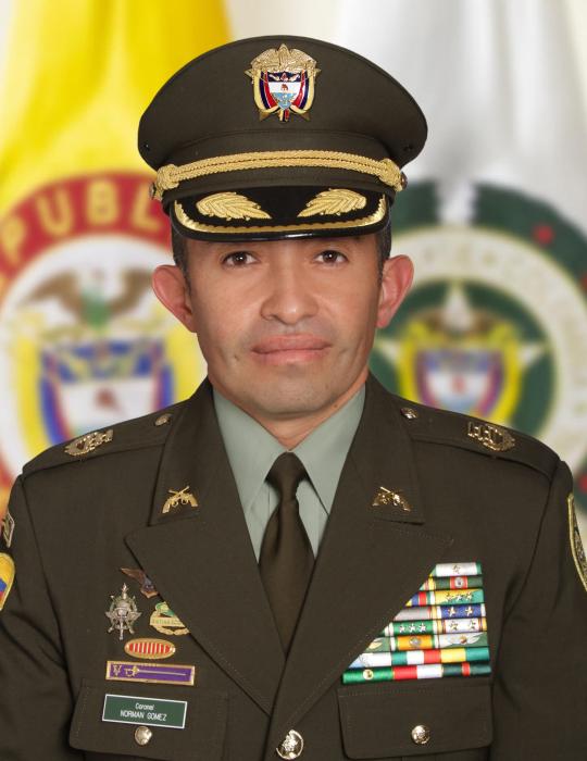 Coronel Norman Andrés Gómez Linares (E)